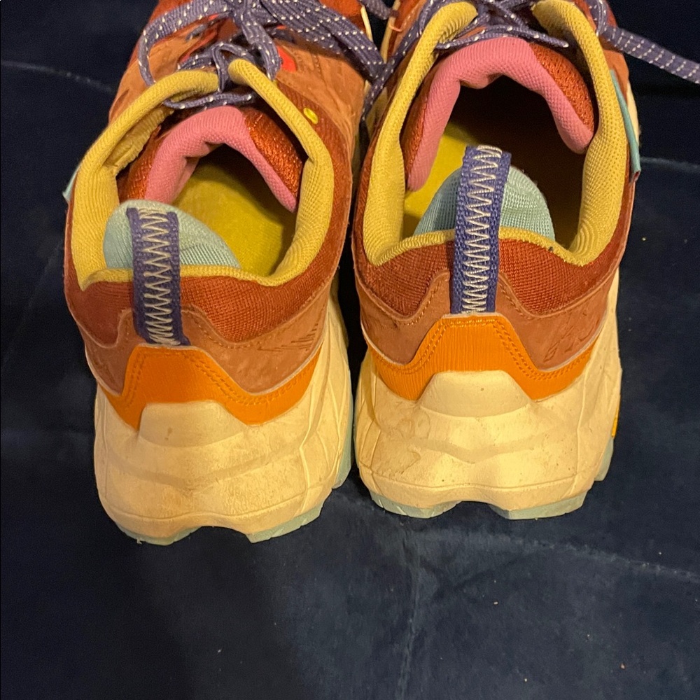 Hoka Athletic Shoes in Orange and Yellow - Picture 8 of 12